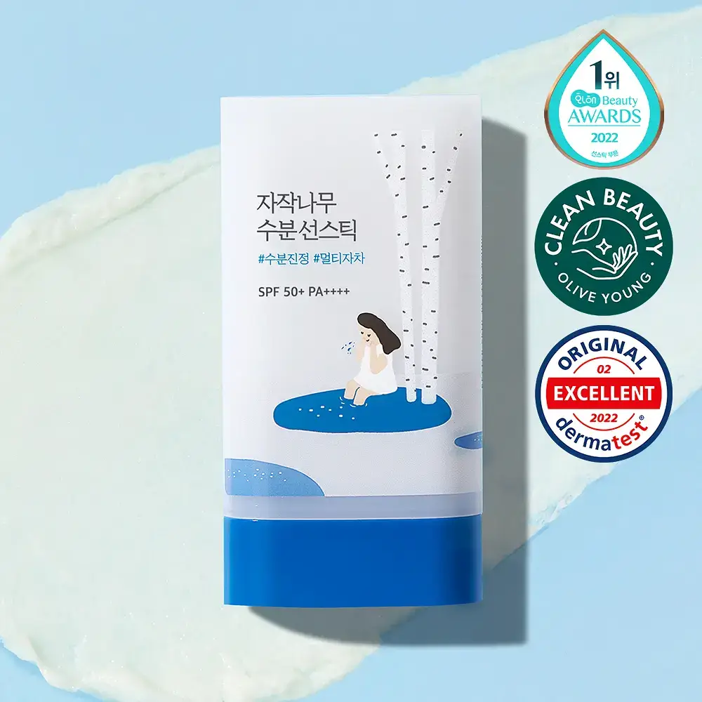 [즉각쿨링] 라운드랩 자작나무 수분 선스틱 19g